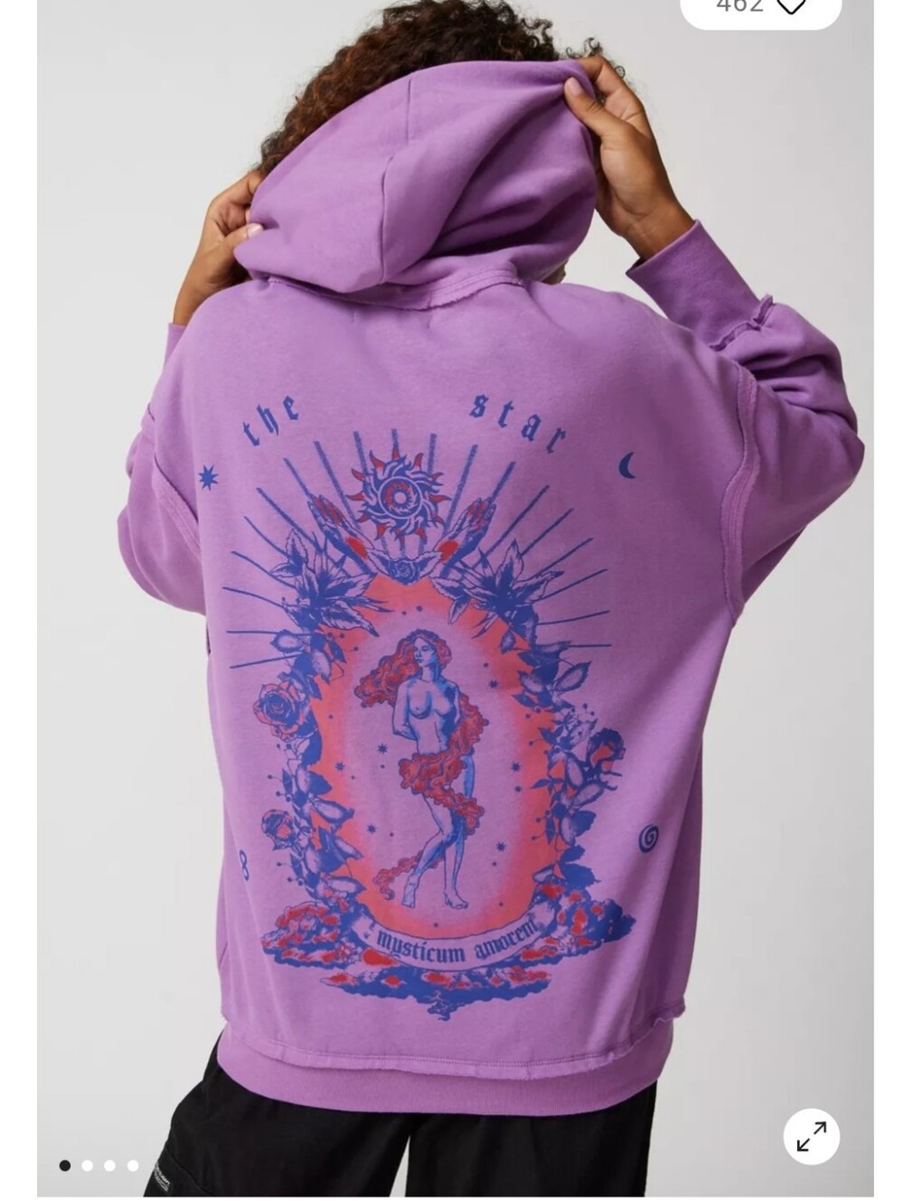 Urban Outfitters Mystical Goddess Nate Hooded Sweatshirt